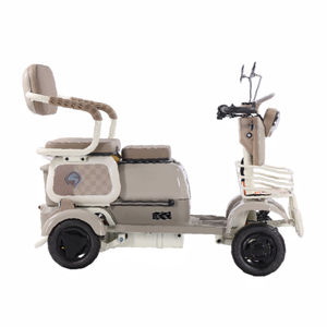 Tricycle électrique mini sans auvent, style ouvert, vélo à trois roues, trajets longue distance, transport de marchandises portable et léger, usage commercial - Product Image 5