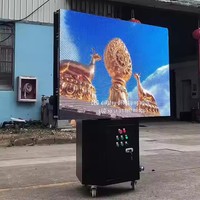 Nuevo Modelo HW-21S Remolque Móvil con Pantalla LED P3.91, Pantalla LED para Exteriores, Publicidad, Cartelera Móvil