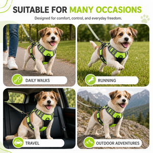 <span class=keywords><strong>Harnais</strong></span> <span class=keywords><strong>pour</strong></span> <span class=keywords><strong>chien</strong></span> Ming Jia en maille respirante, contrôle facile, gilet réglable <span class=keywords><strong>pour</strong></span> animaux de compagnie, <span class=keywords><strong>harnais</strong></span> de promenade haute visibilité <span class=keywords><strong>pour</strong></span> chiens de petite et moyenne taille - Product Image 3