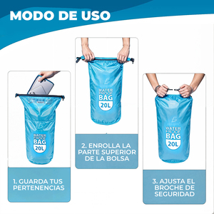 Bolsa Impermeable Ele-Gate de 20L con Cierre Enrollable para Deportes Acuáticos - Product Image 4