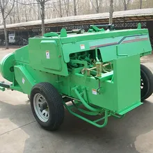 Semi-Automatic Fast China Mini Hay Press Baler Modern Agricultural Equipments Grass Square Balers Machine for Sale