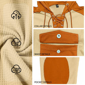 Sweat-shirt à capuche pour homme Yardium, automne-hiver, avec cordon de serrage, poches, respirant, coupe décontractée, épaisseur normale - Product Image 1