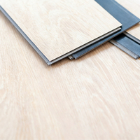 Plancher SPC à clipser rapide, résistant à l'usure, imitation chêne, 4-8 mm, pour usage commercial