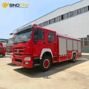 شاحنة إطفاء الحرائق من نوع SINOTRUK 4*2 من HOWO شاحنة إطفاء جديدة تمامًا