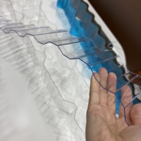 Lámina de Techo Corrugada de Policarbonato, Panel de Techo Transparente Resistente a los Rayos UV, Fabricante Chino
