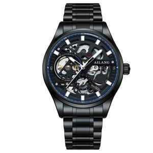 Nuovissimo Orologio Meccanico da Uomo AILANG 2026, Automatico con Cinturino in Acciaio Inossidabile, Impermeabile, Luminoso, Stile Steampunk Scheletrato OEM - Product Image 1