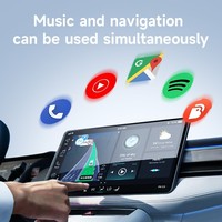 Aijia CarPlay Adaptador inalámbrico Smart AI Box para Factory CarPlay Radio Dongle Convierte con cable a Android Box inalámbrico
