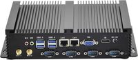 Graphiques HD 4000, fréquence de base 350 MHz jusqu'à 1,05 GHz. Multi-ports avec 4 ports série (RS232), 8 Go de RAM DDR3L, 256 Go de SSD + 1 To de disque dur