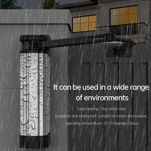 Ferme-porte automatique électrique compact en alliage d'aluminium résistant à l'eau, équipement de sécurité extérieur, ouvre-porte battant automatique - Product Image 1