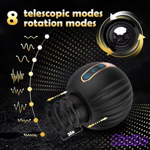 Masturbatori Maschili con 8 Rotazioni Telescopiche Automatiche, Giocattolo per Adulti, Allenamento del Pene, Pocket Pussy, Airplane Cup - Product Image 1
