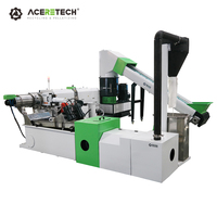 Machine de granulation de granulés de plastique à haut rendement contrôlée par PLC, en stock, pour matériaux PC/PP/PA/PS - Prix