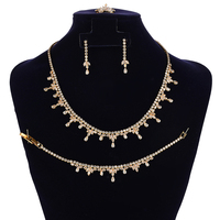 Ensemble de bijoux délicats vente en gros de luxe Dubai zircon cubique ensemble de bijoux bijoux de mariée BN9099 Bijoux Femme Ensemble pour les femmes