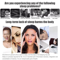 Maux de tête électriques et soulagement de la migraine Insomnie Relaxation Stress Aide au sommeil Appareil de massage Microcurrent Pulse Tool Head Massager