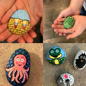 หินกรวดหินแกะสลักแบบมือหยิบได้เอง - Product Image 4