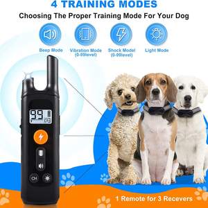 <span class=keywords><strong>Collar</strong></span> de choque para perros, <span class=keywords><strong>Collar</strong></span> de entrenamiento de choque eléctrico antiladridos para perros, <span class=keywords><strong>Collar</strong></span> de choque vibrador impermeable de 1600 pies con control remoto - Product Image 4