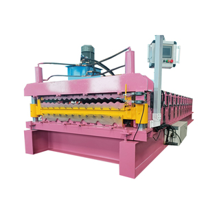 High Quality Color Steel <b>Tile</b> Forming Machine Double Layer Trapezoidal Iron <b>Sheet</b> Cold Roll Forming Machine - Product Image 1