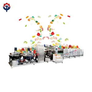 Machine automatique de fabrication de gommes à gelée de fruits avec contrôle de qualité amélioré