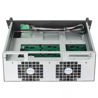 Casing Server Ultra Pendek Kedalaman 320mm 4U 12bay Hot Swap, Casing Komputer, Penyimpanan CCTV, Kompatibel ATX MATX ITX, Chassis Server