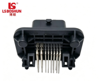 Connecteur mâle PCB ECU automobile 32 broches BS988, prise de commande moteur en cuivre phosphoreux de qualité pour pièces électroniques automobiles faites maison