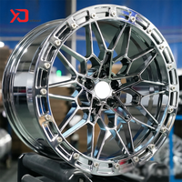 Velg Mobil Penumpang Premium 1-Piece Silver Deep Dish 18-21 6061-T6 Forged Wheel 5x112 5x120 untuk E90 E91 E92 Seri 3 4 5 6 G20 G21