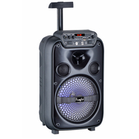 Altavoz de karaoke de 8 pulgadas de alta calidad con carrito de exhibición de fábrica