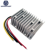 Stabilisateur de tension DC 25A 12V/24V/13.8V pour autoradio, sortie unique 13.8Vdc, étanche IP67, boîtier en aluminium, 345W