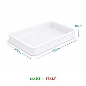 Scatole per Pizza Bianche 32x32 Cm con Chiusura Italiana, Contenitori Monouso per Pranzo - Product Image 2