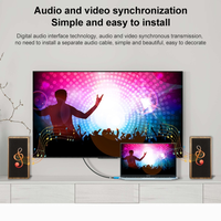 Câble HDMI 2.0 à fibre optique active 4K 60Hz HDR UHD, câble HDMI vers HDMI à fibre optique, transmission de signal longue distance pour PC