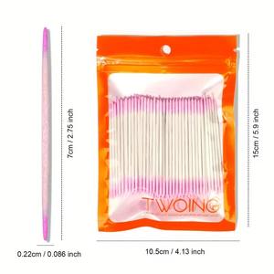 <span class=keywords><strong>Coton</strong></span>-<span class=keywords><strong>tiges</strong></span> miniatures à double tête personnalisés en gros, <span class=keywords><strong>coton</strong></span>-<span class=keywords><strong>tiges</strong></span> pointus sans poussière, <span class=keywords><strong>coton</strong></span>-<span class=keywords><strong>tiges</strong></span> roses pour le nettoyage des ongles - Product Image 5