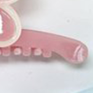 Fermagli per capelli a forma di fiore a cinque petali in plastica di alta qualità, colori pastello, 10 cm, per donne e ragazze - Product Image 6