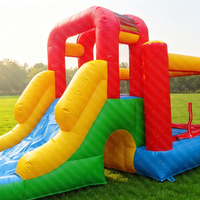 Château gonflable pour enfants en PVC, parc aquatique, toboggan gonflable, châteaux gonflables