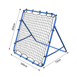 Rete Rimbalzante per <span class=keywords><strong>Calcio</strong></span> ad Angolo Regolabile, in Tessuto PE Resistente, Attrezzatura per Allenamento Calcistico, Vendita all'Ingrosso dalla Fabbrica Cinese - Product Image 1