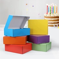 Flache Verpackung Easy Fold Multi Colors Party Favor Karton Versand kartons für Klein unternehmen Verpackung Versand zubehör