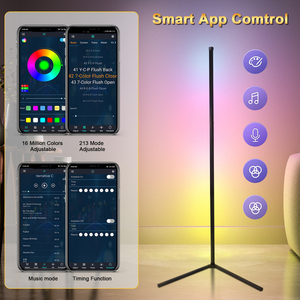 RGB intelligente moderno e minimalista lampada da terra Smart Home luce d'angolo per il soggiorno verticale atmosfera di illuminazione - Product Image 2