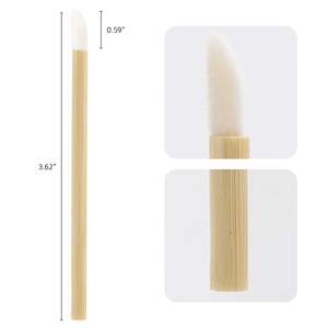 Applicateurs de lèvres en bambou jetables, pinceaux à lèvres, bâtonnets pour rouge à lèvres et gloss, kits d'outils de maquillage et de beauté - Product Image 3