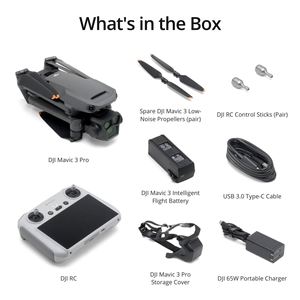 Mavic 3 Pro Standard Kit RC Controller 1 Battery Construction Progress Monitoring Stable Signal Obstacle Sensing - Product Image 5