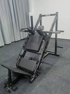 Dinuo 2-en-1 Leg Press & Hack Squat |   45 °   Appareil de musculation <span class=keywords><strong>à</strong></span> charge libre pour les cuisses et les <span class=keywords><strong>mollets</strong></span>, idéal pour les salles de sport commerciales - Product Image 4