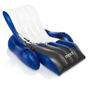 เก้าอี้เลานจ์แบบเป่าลมลอยน้ำได้,เก้าอี้เลานจ์แบบเป่าลมสำหรับผู้ใหญ่ใช้ว่ายน้ำได้เก้าอี้พักผ่อนริมสระว่ายน้ำ