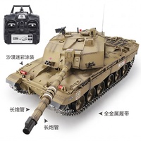 Heng Long 3908-1 Challenger 2 Británico 1/16 2.4G Infrarrojos IR Tanque RC de Combate con BBs, Humo, Luces y Sonido, de Metal y Acero, Juguete