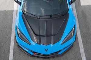 Capot avant en Fiber de carbone pour Chevrolet <span class=keywords><strong>Corvette</strong></span> C8 ST Style Bonnet - Product Image 4