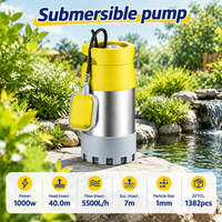 Yüksek Basınçlı Dalgıç Su Pompası 1000W, Yüzer Kontrol Sistemli, Yüksek Su Taşımacılığı ve Çiftlik Sulama Projeleri için