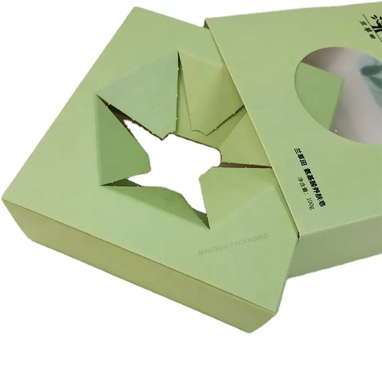 कस्टम डिजाइन इको फ्रेंडली ग्रीन पैकेजिंग बॉक्स क्रीम के लिए पेपर ट्रे के साथ कस्टम डिजाइन इको फ्रेंडली ग्रीन पैकेजिंग बॉक्स