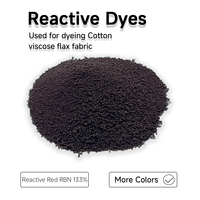 Fournisseur direct d'usine, colorant réactif rouge RBN 133% à haute résistance pour fibres de cellulose, coton, viscose, lin, modal