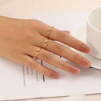 Bague ajustable en zircon en forme de cœur avec lettre initiale (26 lettres au choix) pour femme – Nouvelle collection tendance
