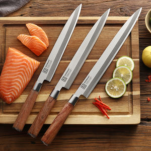 سكين سوشي ياباني عالي الجودة مقاس 11.5 بوصة لتقطيع شرائح السمك والمأكولات البحرية، سكين ساشيمي من الفولاذ عالي الكربون، إكسسوارات المطبخ - Product Image 2