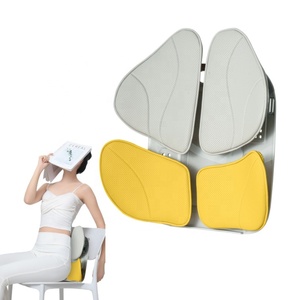 Coussin lombaire dynamique |   Support lombaire à 4 points réglable Super Rebound |   Conception à 4 feuilles pour le soulagement des douleurs lombaires au bureau et en voiture - Product Image 1