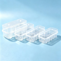InjexMed 3ml 5ml 7ml 10ml Lot de 10 flacons carrés transparents en PP écologiques avec gaufrage pour poudre lyophilisée