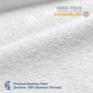 OEM/ODM Matelas de lit imperméable Protège-matelas absorbant en bambou éponge refroidissant anti-bactéries Couvre-matelas adapté au matelas - Product Image 2
