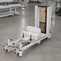 Reformer Pilates Professionnel Certifié 2026 en Aluminium Beige Pliable pour Usage Domestique et Entraînement Pilates – Prix Usine