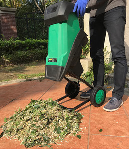 Broyeur <span class=keywords><strong>de</strong></span> feuilles et <span class=keywords><strong>de</strong></span> branches électrique industriel mini pour jardin domestique, avec sac <span class=keywords><strong>de</strong></span> collecte <span class=keywords><strong>50L</strong></span> - Product Image 5